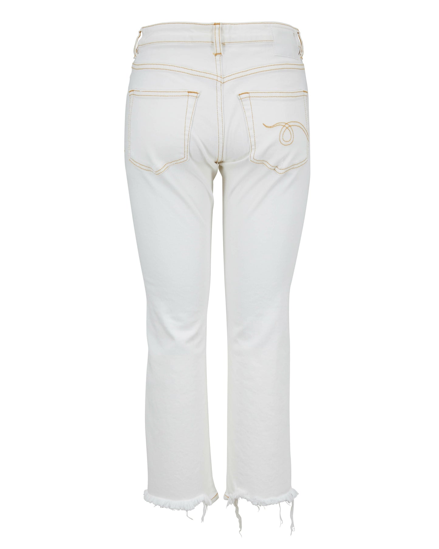 R13 Boy Straight Denim Garett White - size 25