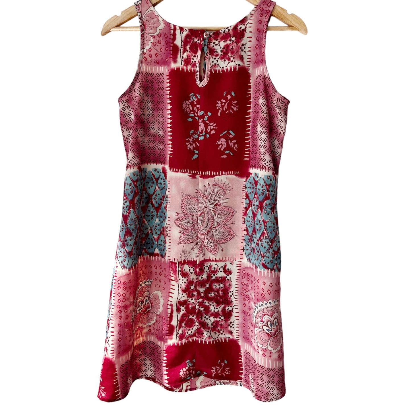 Dizaro Collection Patchwork Design Printed Dress