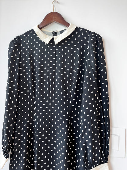 Lisa Perry Circa 2018 Barney’s New York Polkadot Collared Dress