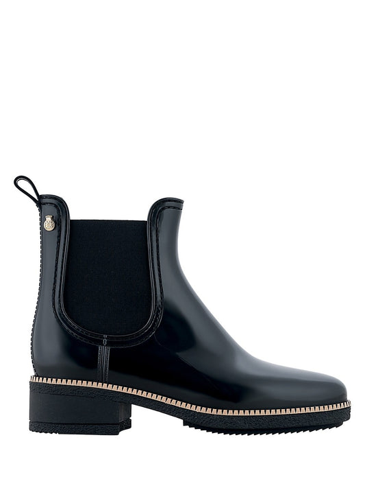 Brand New Lemon Jelly Black Rain Boots - size 7.5 US Women