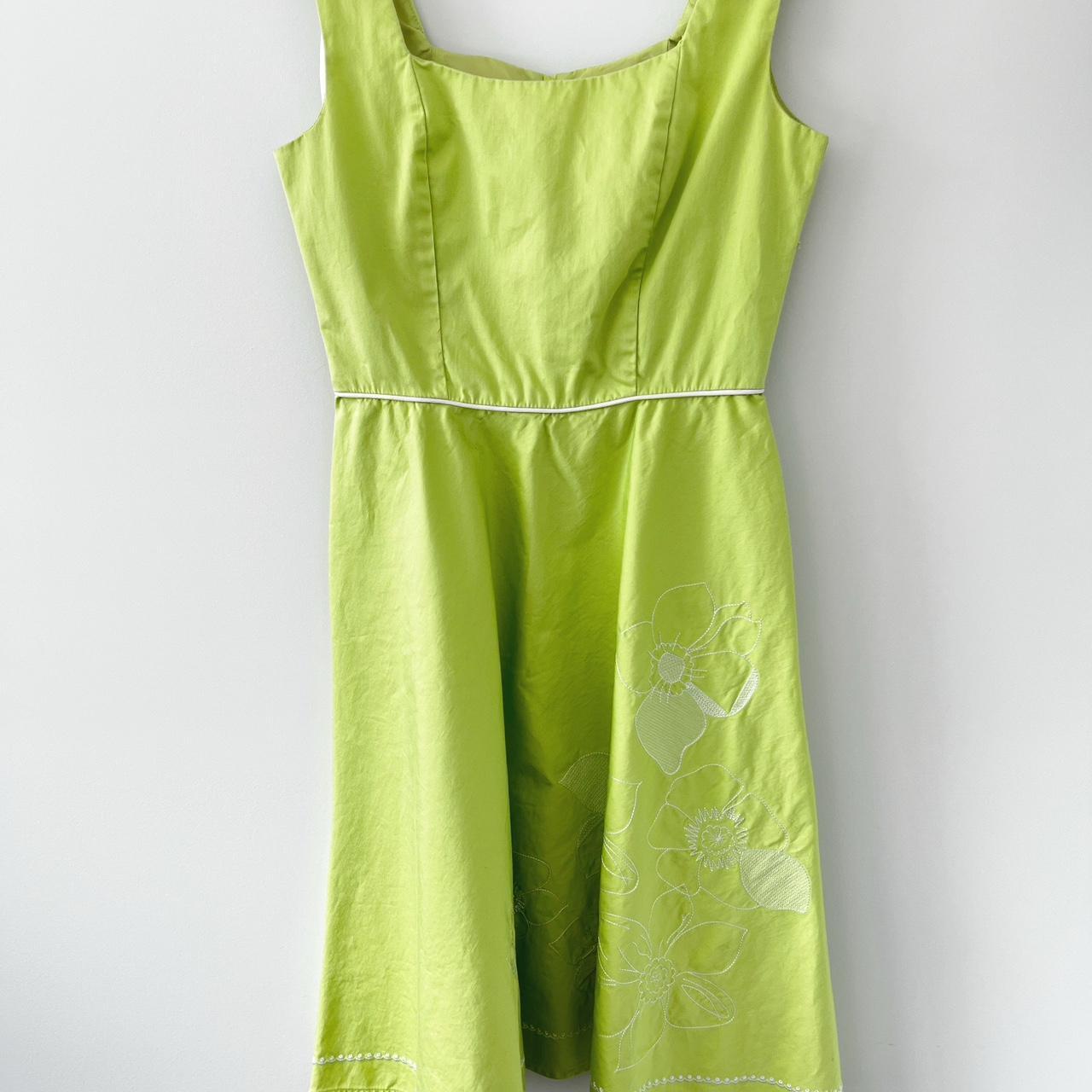 Vintage Jessica Cotton Embroidered Dress
