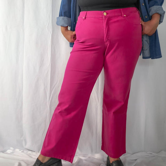 Escada Hot Pink Pants - XL
